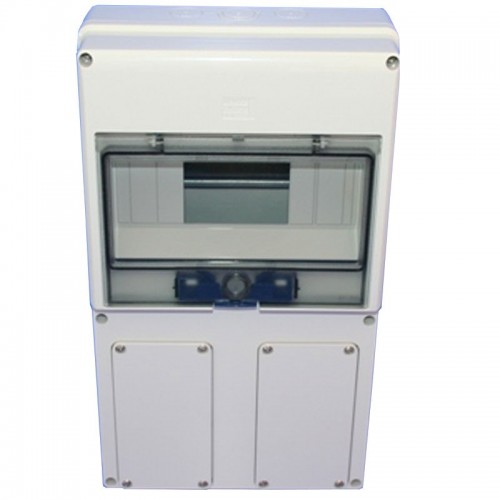 Gewiss Leerschaltschrank für 2 verriegelte Steckdosen IP55 GW66492 Gewiss Leerschaltschrank für 2 verriegelte Steckdosen IP55 GW66492