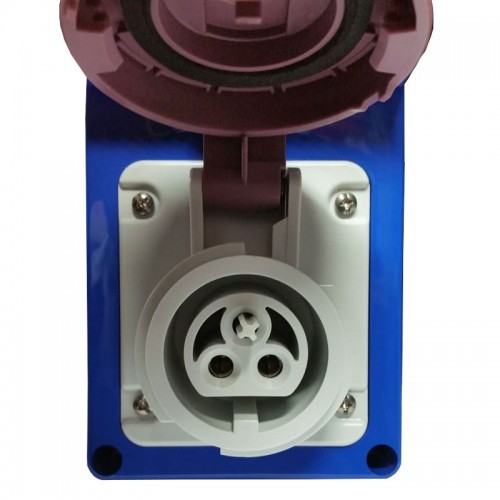 Gewiss vertikale 2P 16A IP67 verriegelte Steckdose GW66359N Gewiss vertikale 2P 16A IP67 verriegelte Steckdose GW66359N