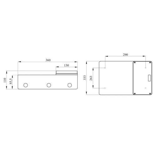 Gewiss modularer Sockel für vertikale feste Steckdosen GW66694 Gewiss modularer Sockel für vertikale feste Steckdosen GW66694