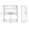 Gewiss 14-Modul-Schaltschrank mit 2 Flanschen für Industriesteckdosen GW68006N Gewiss 14-Modul-Schaltschrank mit 2 Flanschen für Industriesteckdosen GW68006N