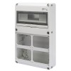 Gewiss 14-Modul-Schaltschrank mit 4 Flanschen für Industriesteckdosen GW68009N Gewiss 14-Modul-Schaltschrank mit 4 Flanschen für Industriesteckdosen GW68009N