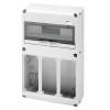 Gewiss 14-Modul-Schaltschrank mit 3 Flanschen für Industriesteckdosen GW68010N Gewiss 14-Modul-Schaltschrank mit 3 Flanschen für Industriesteckdosen GW68010N