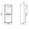 Gewiss 5-Modul-Schaltschrank mit 1 Flansch für Industriesteckdosen GW68017N Gewiss 5-Modul-Schaltschrank mit 1 Flansch für Industriesteckdosen GW68017N
