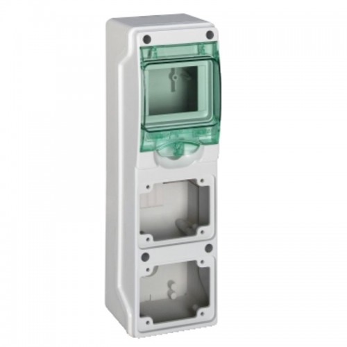 Schneider Industrieverteiler 4 Module für 2 Steckdosen Unterputz 10361 Schneider Industrieverteiler 4 Module für 2 Steckdosen Unterputz 10361