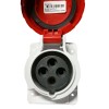 Schneider Industrie-Unterputzdose 3X16A+E 400V rot PKY16F734 Schneider Industrie-Unterputzdose 3X16A+E 400V rot PKY16F734
