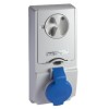 Schneider Steckdose mit vertikaler Verriegelung 2X16A+E 230V IP44 82131 Schneider Steckdose mit vertikaler Verriegelung 2X16A+E 230V IP44 82131