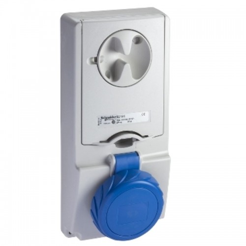 Schneider Steckdose mit vertikaler Verriegelung 2X16A+E 230V IP65 82181 Schneider Steckdose mit vertikaler Verriegelung 2X16A+E 230V IP65 82181