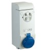 Schneider verriegelte Steckdose mit IP65 Gehäuse 2PT 16A 220V 83081 Schneider verriegelte Steckdose mit IP65 Gehäuse 2PT 16A 220V 83081