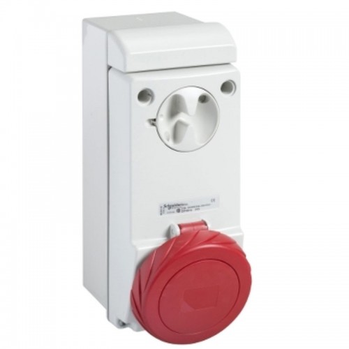 Schneider verriegelte Steckdose mit IP65 Gehäuse 3PNT 16A 380V 83086 Schneider verriegelte Steckdose mit IP65 Gehäuse 3PNT 16A 380V 83086