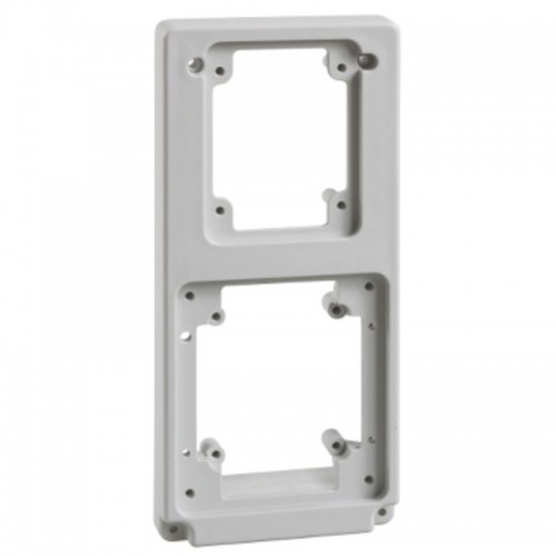 Schneider Flansch 2 Öffnungen für Kaedra 103X225 13047 Schneider Flansch 2 Öffnungen für Kaedra 103X225 13047