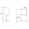 Fanton Industrieadapter mit italienischem Stecker und CEE 73000 Steckdose Fanton Industrieadapter mit italienischem Stecker und CEE 73000 Steckdose