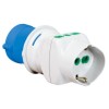 Fanton Industrieadapter mit Zweiweg-/Schuko- und CEE-Stecker 73090 Fanton Industrieadapter mit Zweiweg-/Schuko- und CEE-Stecker 73090