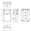 Fanton Ulisse Schaltschrank mit CEE-Steckdosen und Fehlerstromschutzschaltern 74320 Fanton Ulisse Schaltschrank mit CEE-Steckdosen und Fehlerstromschutzschaltern 74320