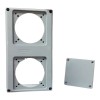 Legrand Flansch 220x125mm für 2 x 16A CEE Steckdosen 057713 Legrand Flansch 220x125mm für 2 x 16A CEE Steckdosen 057713