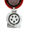 Gewiss Unterputzdose 3P+N+E 32A IP67 rot 380V GW62243H Gewiss Unterputzdose 3P+N+E 32A IP67 rot 380V GW62243H