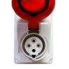 Palazzoli CEE-Industriesteckdose mit Verriegelung 3P+E 16A 400V IP67 Palazzoli CEE-Industriesteckdose mit Verriegelung 3P+E 16A 400V IP67
