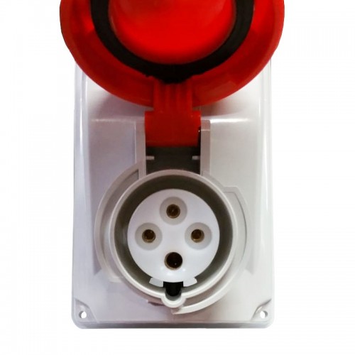 Palazzoli CEE-Industriesteckdose mit Verriegelung 3P+E 16A 400V IP67 Palazzoli CEE-Industriesteckdose mit Verriegelung 3P+E 16A 400V IP67