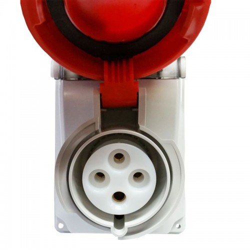 Palazzoli CEE-Industriesteckdose mit Verriegelung 3P+E 32A 400V IP67-Sicherung Palazzoli CEE-Industriesteckdose mit Verriegelung 3P+E 32A 400V IP67-Sicherung