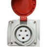 Palazzoli CEE-Industriesteckdose mit Verriegelung 3P+N+E 16A 400V IP44 Palazzoli CEE-Industriesteckdose mit Verriegelung 3P+N+E 16A 400V IP44