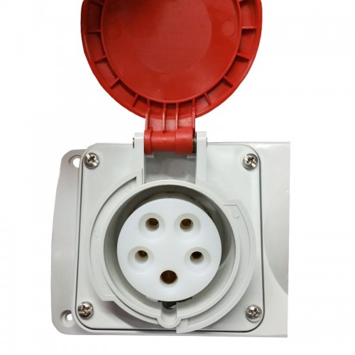 Palazzoli CEE-Industriesteckdose mit Verriegelung 3P+N+E 16A 400V IP44 Palazzoli CEE-Industriesteckdose mit Verriegelung 3P+N+E 16A 400V IP44