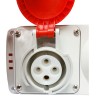 Palazzoli CEE-Industriesteckdose mit Verriegelung 3P+E 16A 400V IP44-Sicherung Palazzoli CEE-Industriesteckdose mit Verriegelung 3P+E 16A 400V IP44-Sicherung