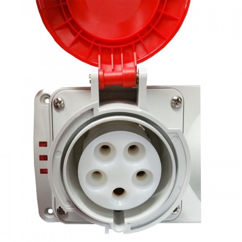 Palazzoli CEE-Industriesteckdose mit Verriegelung 3P+N+E 32A 400V IP44 Sicherung Palazzoli CEE-Industriesteckdose mit Verriegelung 3P+N+E 32A 400V IP44 Sicherung