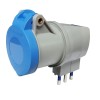 Palazzoli CEE-Industrieadapter ziviler Stecker und 2P+E-Buchse Palazzoli CEE-Industrieadapter ziviler Stecker und 2P+E-Buchse