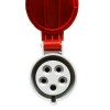 Gewiss mobile Steckdose 3P+N+E 32A IP44 rot 380V GW62020H Gewiss mobile Steckdose 3P+N+E 32A IP44 rot 380V GW62020H