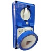 Gewiss vertikale verriegelte Steckdose 2P+E 32A IP67 GW66337N Gewiss vertikale verriegelte Steckdose 2P+E 32A IP67 GW66337N