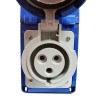 Gewiss vertikale verriegelte Steckdose 2P+E 32A IP67 GW66337N Gewiss vertikale verriegelte Steckdose 2P+E 32A IP67 GW66337N