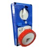 Gewiss vertikale verriegelte Steckdose 3P+E 32A IP67 GW66341N Gewiss vertikale verriegelte Steckdose 3P+E 32A IP67 GW66341N