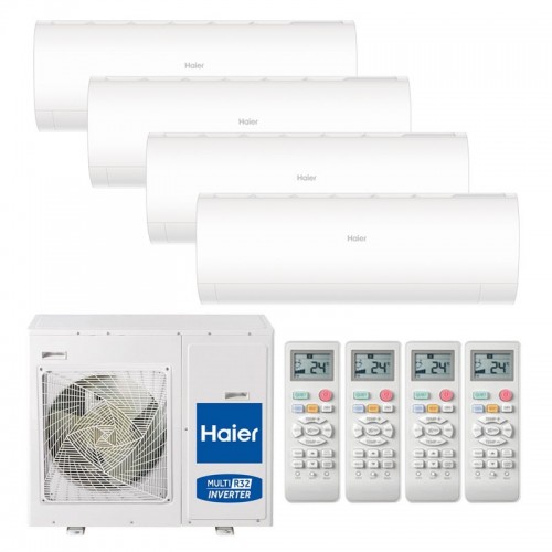 Haier Pearl Vier-Split Klimaanlage 2.5+2.5+2.5+2.5kW WLAN R32 Haier Pearl Vier-Split Klimaanlage 2.5+2.5+2.5+2.5kW WLAN R32