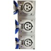 Gewiss 3-Modul-Schaltschrank mit 3 Flanschen für Industriesteckdosen GW68217N Gewiss 3-Modul-Schaltschrank mit 3 Flanschen für Industriesteckdosen GW68217N