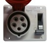 Verriegelte Steckdose Legrand Tempra Schalttafeleinbau 3P+N+E 3X16A+NT 057302 Verriegelte Steckdose Legrand Tempra Schalttafeleinbau 3P+N+E 3X16A+NT 057302