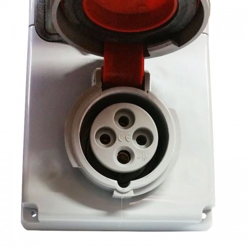 Legrand Kompaktsteckdose mit Verriegelung 3P+E 3X16A+E 400V IP55 057317 Legrand Kompaktsteckdose mit Verriegelung 3P+E 3X16A+E 400V IP55 057317