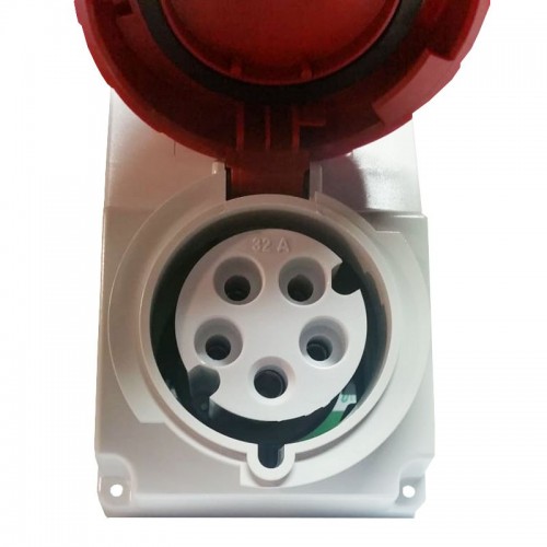 Schneider vertikale verriegelte Steckdose 3X32A+NT 400V IP65 82097 Schneider vertikale verriegelte Steckdose 3X32A+NT 400V IP65 82097
