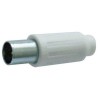 Melchioni koaxialer TV-Stecker 9,5 mm weiß 491218695 Melchioni koaxialer TV-Stecker 9,5 mm weiß 491218695
