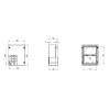Gewiss glatte Außenwanddose IP55 120x80x50 GW44205 Gewiss glatte Außenwanddose IP55 120x80x50 GW44205