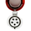 Gewiss mobile Steckdose 3P+N+E 32A IP67 rot 380V GW62042H Gewiss mobile Steckdose 3P+N+E 32A IP67 rot 380V GW62042H