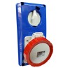 Gewiss vertikale verriegelte Steckdose 3P+N+E 32A IP67 GW66320N Gewiss vertikale verriegelte Steckdose 3P+N+E 32A IP67 GW66320N
