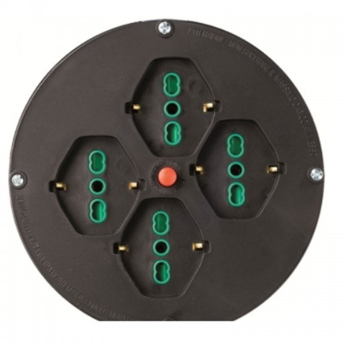 Fanton Scheibe Ø 145 mm mit 4 schuko Steckdosen 01906 Fanton Scheibe Ø 145 mm mit 4 schuko Steckdosen 01906