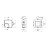 Gewiss Abzweigdose mit Gummidichtungen IP55 100x100x50 GW44024 Gewiss Abzweigdose mit Gummidichtungen IP55 100x100x50 GW44024