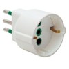 Fanton Adapter für 10A+T Stecker und Schuko Steckdose 82120 Fanton Adapter für 10A+T Stecker und Schuko Steckdose 82120