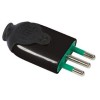 Fanton standard 2X10A+T Schutzkontakt-Stecker schwarz 80011 Fanton standard 2X10A+T Schutzkontakt-Stecker schwarz 80011