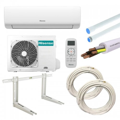 Hisense Wings Klimaanlage 3.5KW 12000BTU WLAN R32 A++/A+ mit Installationskit Hisense Wings Klimaanlage 3.5KW 12000BTU WLAN R32 A++/A+ mit Installationskit