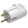 Bticino Schutzkontakt-Stecker 2+E 16A deutsch italienisch weiß S2020DE Bticino Schutzkontakt-Stecker 2+E 16A deutsch italienisch weiß S2020DE