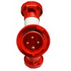 Gewiss Dreifachverteiler 3P+E 16A IP67 3 Steckdosen rot 400V GW64027 Gewiss Dreifachverteiler 3P+E 16A IP67 3 Steckdosen rot 400V GW64027