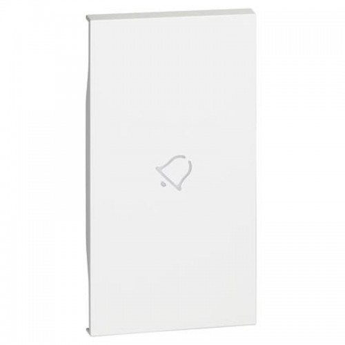 Abdeckung Bticino Living Now mit symbol glocke 2M weiss KW01M2D Abdeckung Bticino Living Now mit symbol glocke 2M weiss KW01M2D