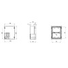 Gewiss Außenwanddose glatt IP55 100x100x50 GW44234 Gewiss Außenwanddose glatt IP55 100x100x50 GW44234