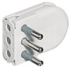 Platzsparender 2P+E 10A Schutzkontakt-Stecker Bticino S2495TAE Platzsparender 2P+E 10A Schutzkontakt-Stecker Bticino S2495TAE